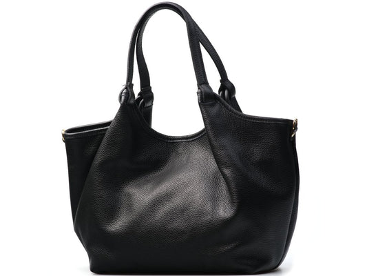 Orquídea Tote Bag Negro