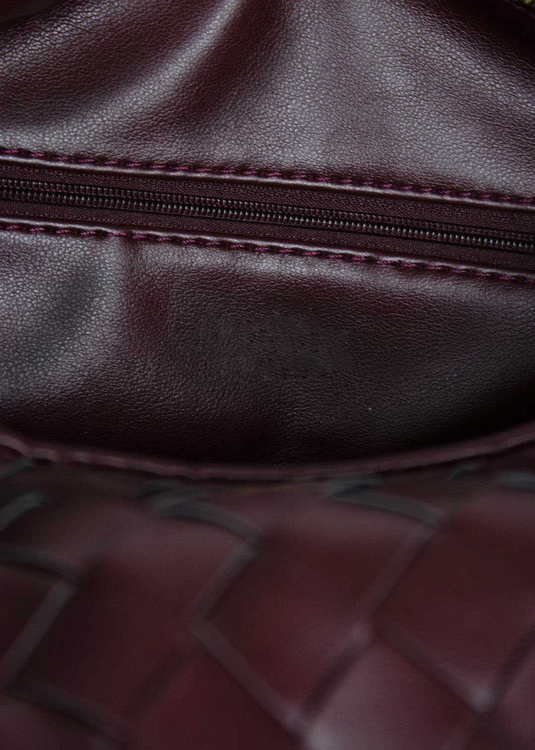 Loto Shoulder Bag Burgundy
